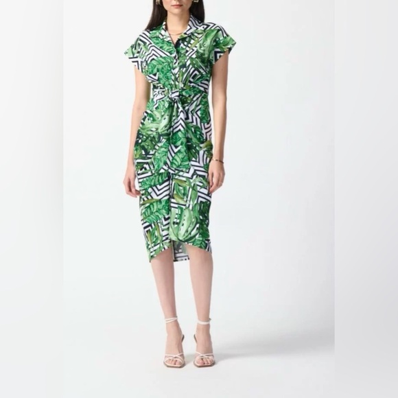 Joseph Ribkoff Dresses & Skirts - JOSEPH RIBKOFF TROPICAL 🌴 PRINT DRESS
